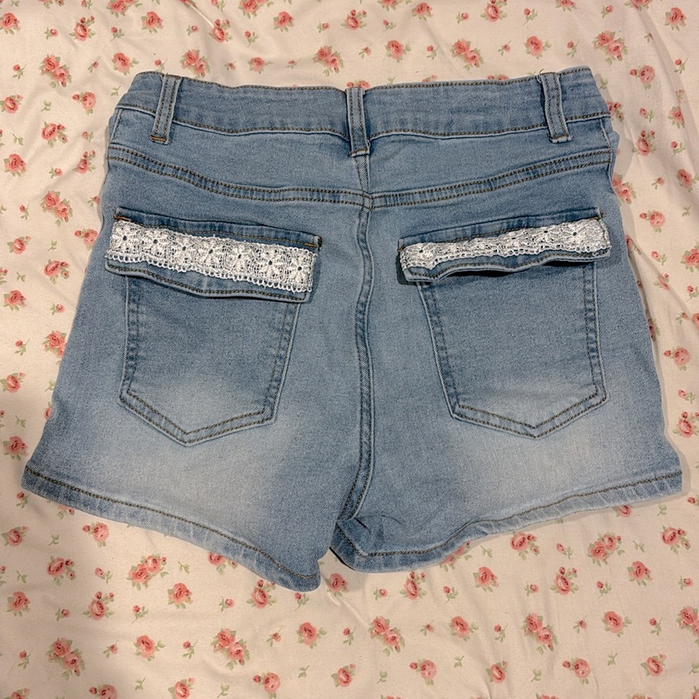 Source Unknown Light Blue Jean Shorts